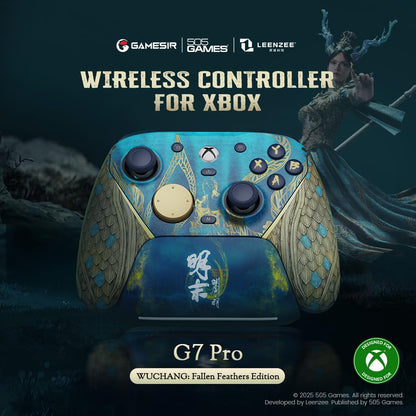 G7 Pro Wireless Gaming Controller for Xbox Series X|S, Xbox One, PC, Android, Game Controller with 3.5Mm Audio Jack ,Hall Effect Analog Triggers, TMR Sticks, 1000Hz Polling Rate 【Wuchang: Fallen Feathers Edition】